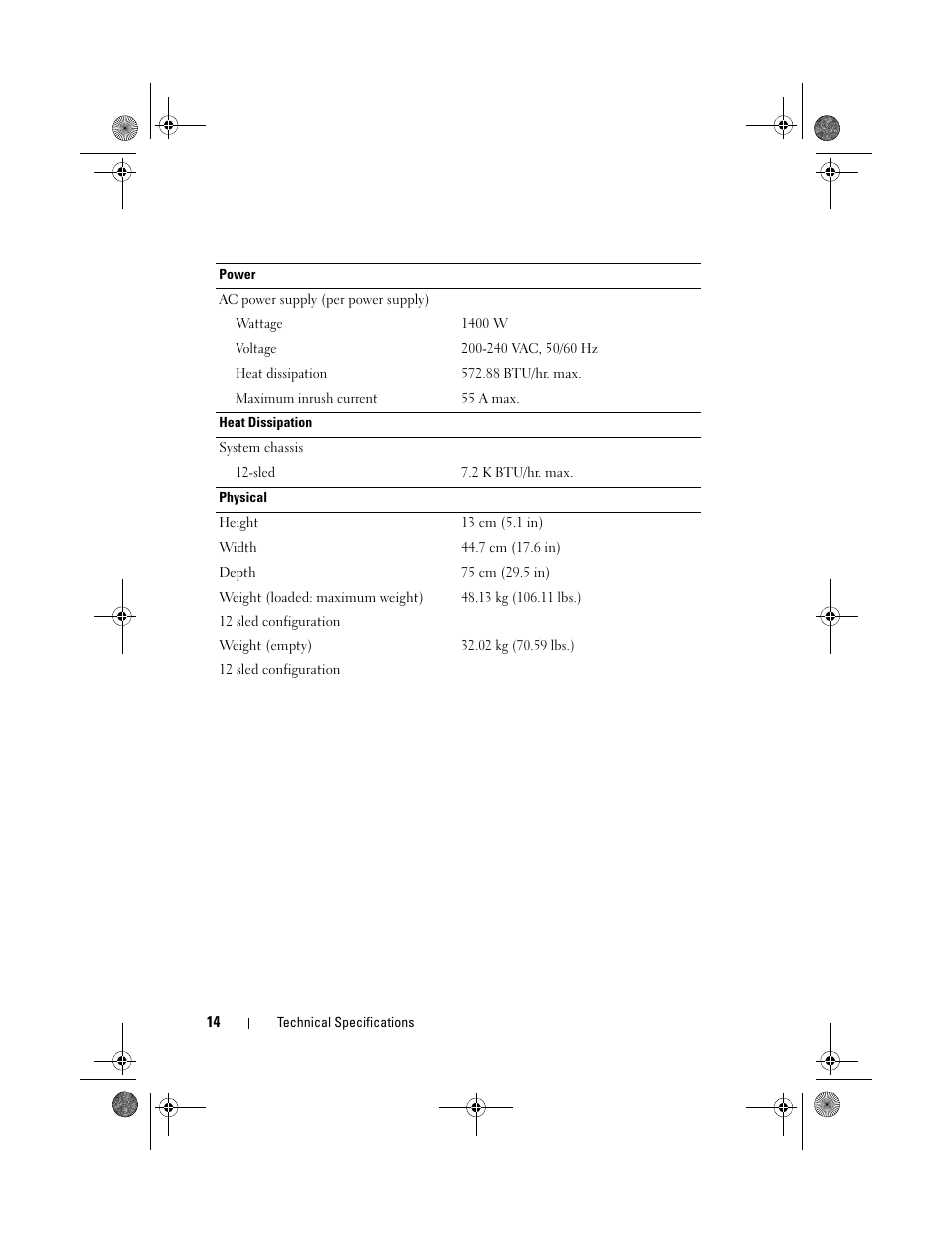 Dell PowerEdge C5230 User Manual | Page 16 / 72