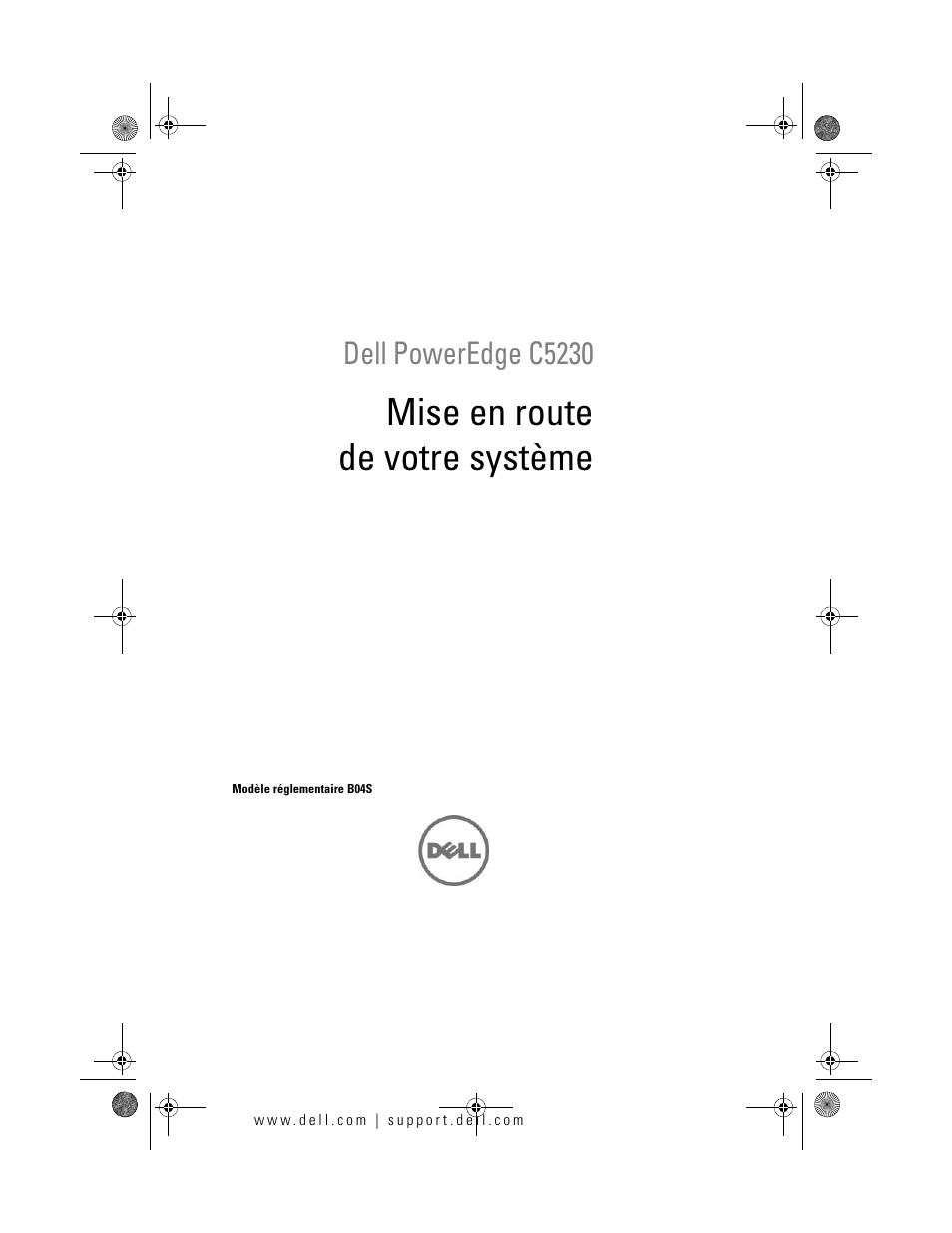 Mise en route de votre système, Dell poweredge c5230 | Dell PowerEdge C5230 User Manual | Page 19 / 72