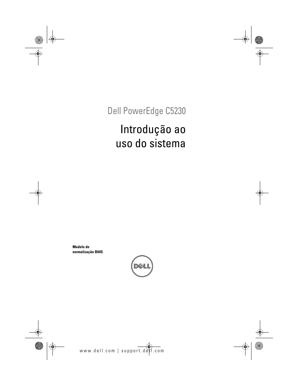 Introdução ao uso do sistema, Dell poweredge c5230 | Dell PowerEdge C5230 User Manual | Page 37 / 72