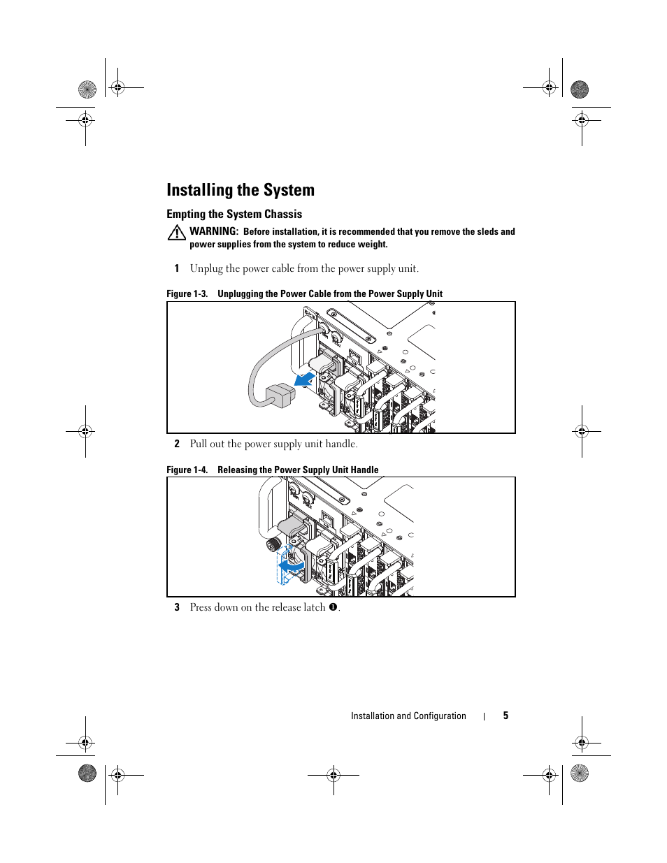 Installing the system | Dell PowerEdge C5230 User Manual | Page 7 / 72