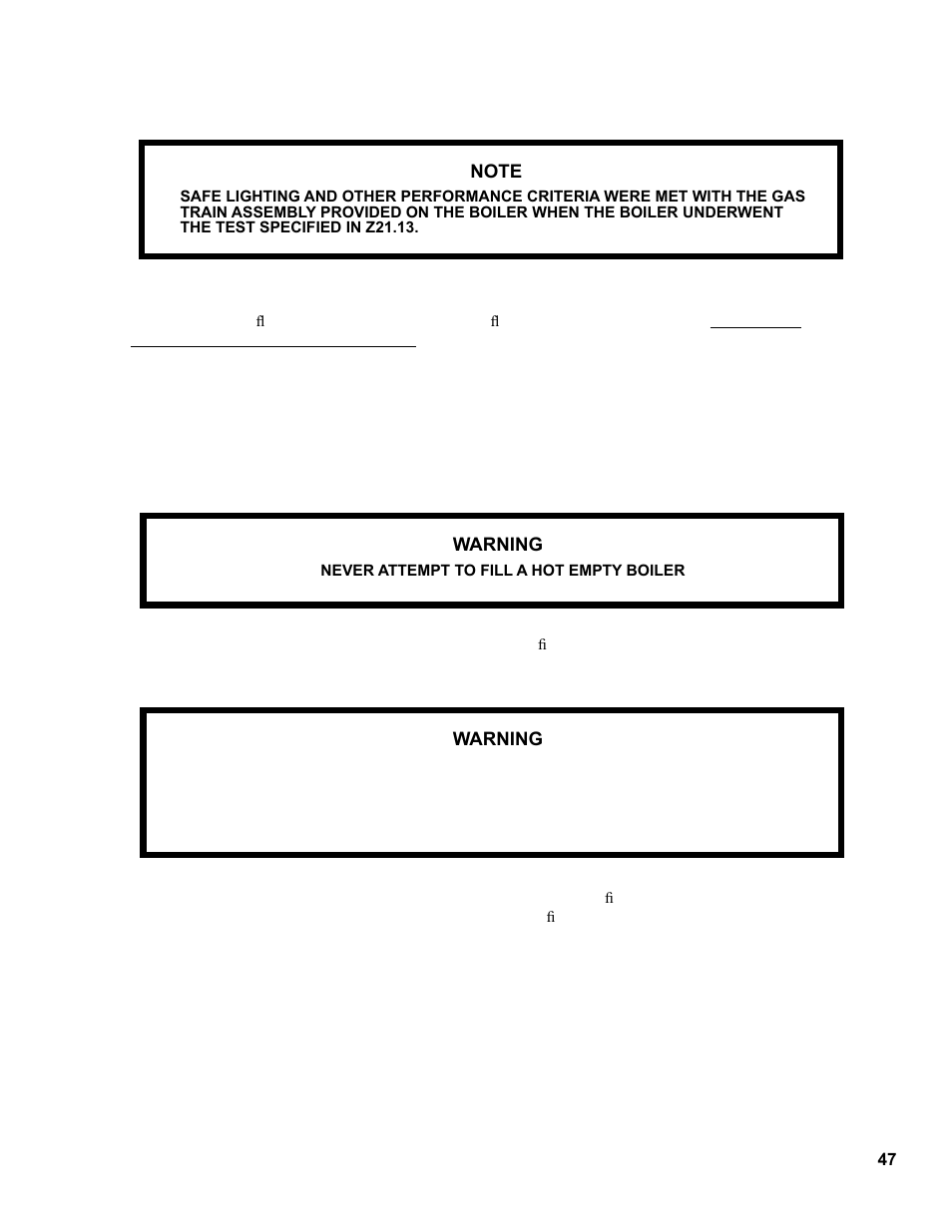 Xi start-up and checkout | Burnham FCM120 User Manual | Page 47 / 80