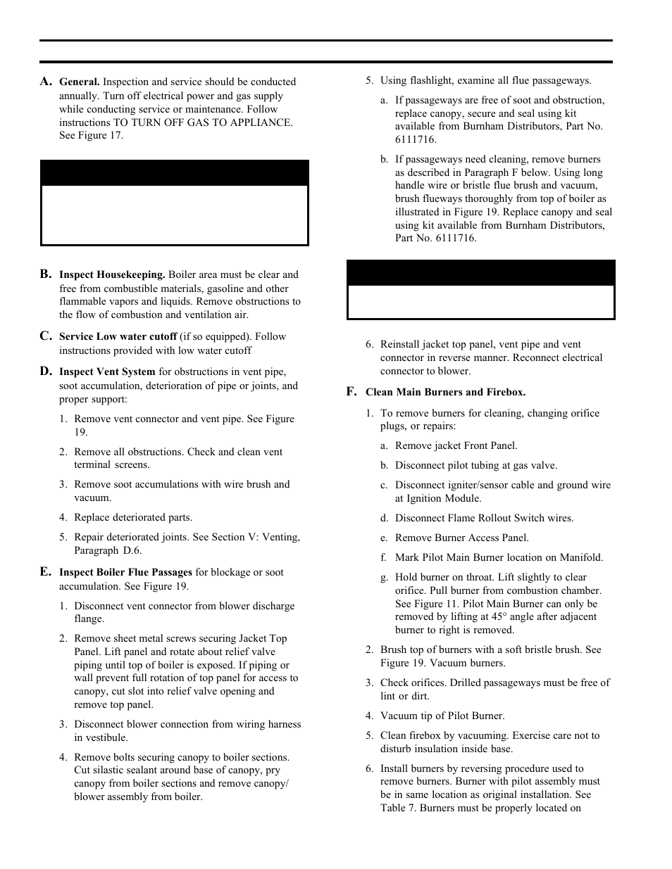 Service, Viii. service instructions, Viii. service | Burnham 20_PV_I User Manual | Page 20 / 32