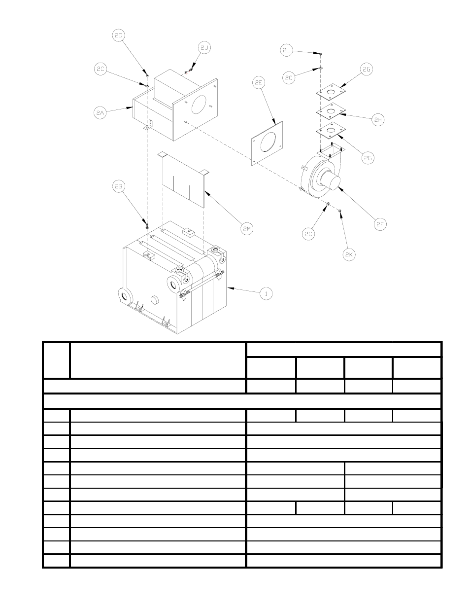 Section assembly, Canopy/blower assembly | Burnham 20_PV_I User Manual | Page 25 / 32