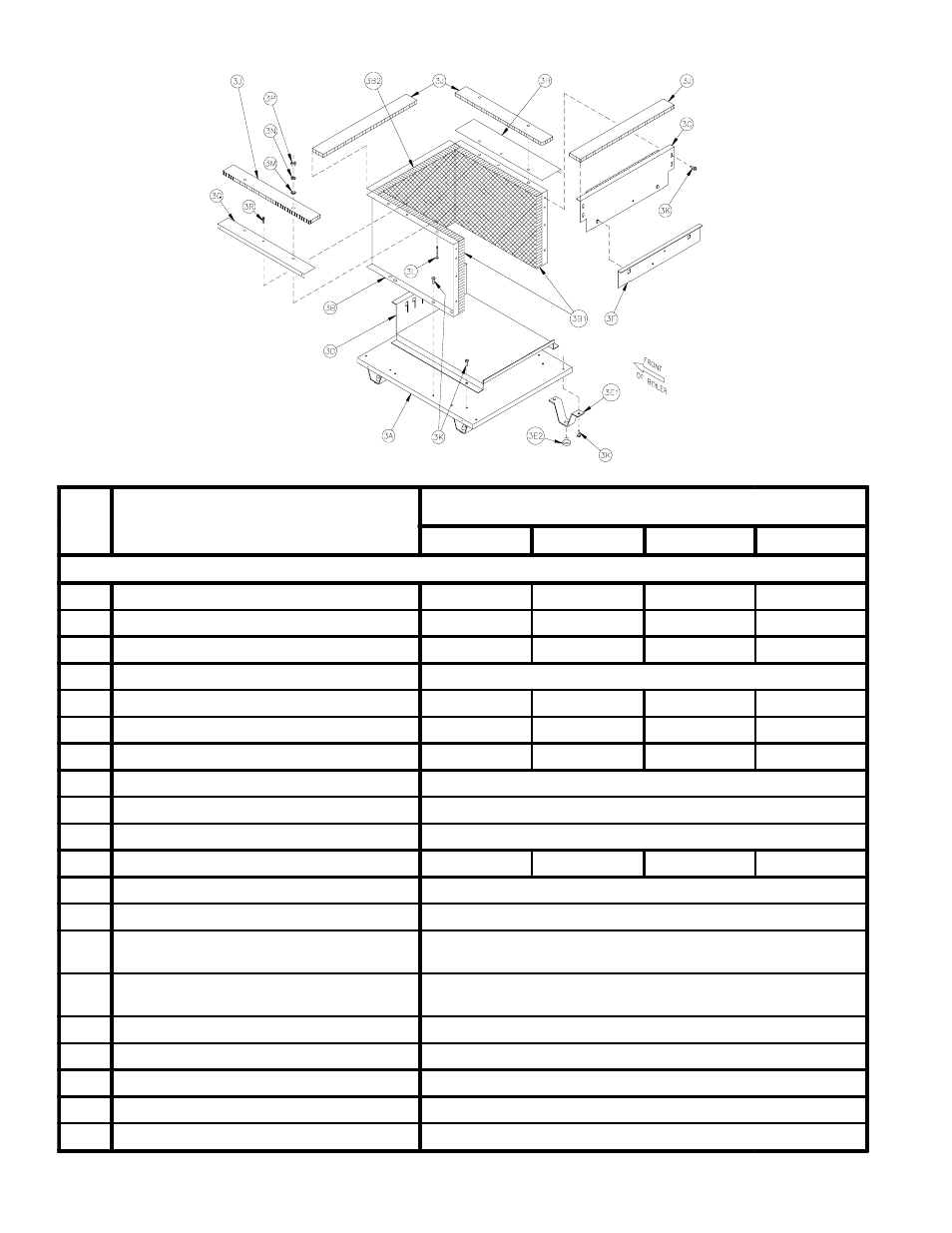 Base assembly group | Burnham 20_PV_I User Manual | Page 26 / 32
