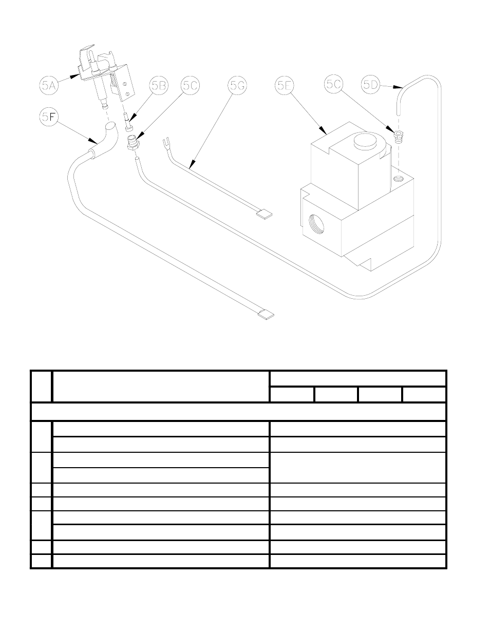 Pilot burner and gas valve | Burnham 20_PV_I User Manual | Page 28 / 32