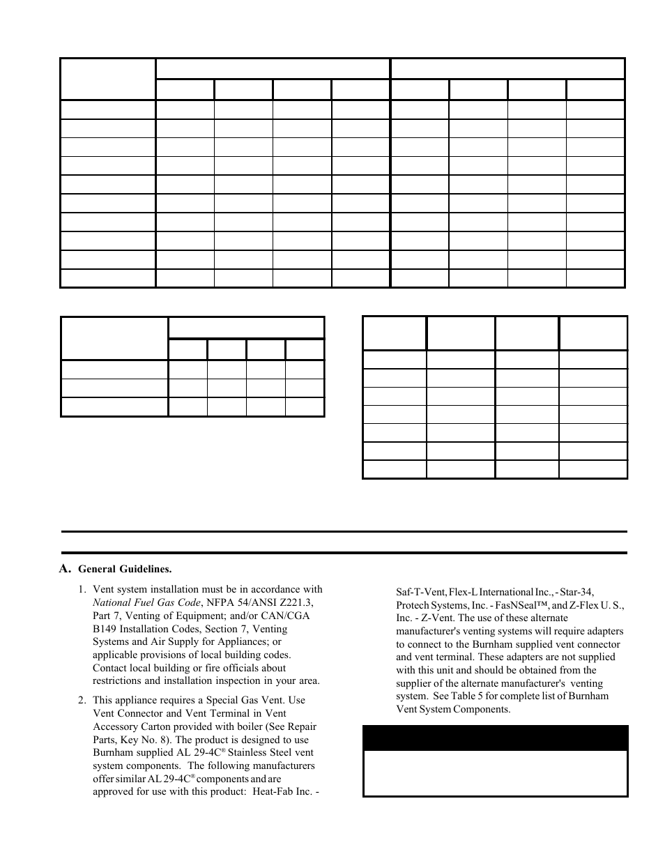 Venting, V. venting, Warning | Burnham 20_PV_I User Manual | Page 9 / 32