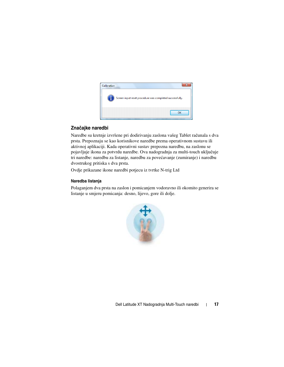 Značajke naredbi | Dell Latitude XT (Late 2007) User Manual | Page 19 / 148
