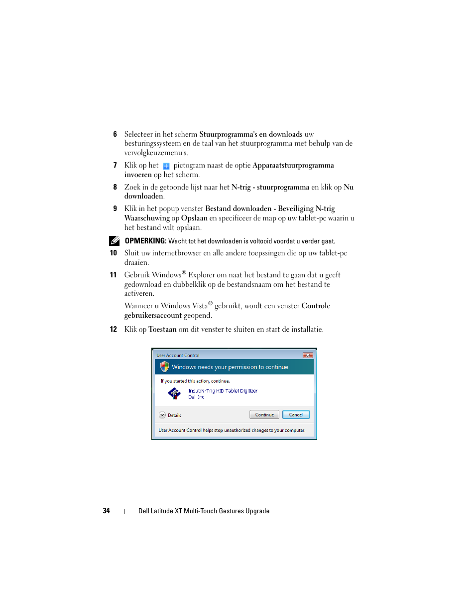 Dell Latitude XT (Late 2007) User Manual | Page 36 / 148
