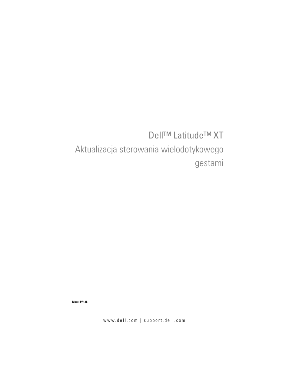 Dell Latitude XT (Late 2007) User Manual | Page 83 / 148