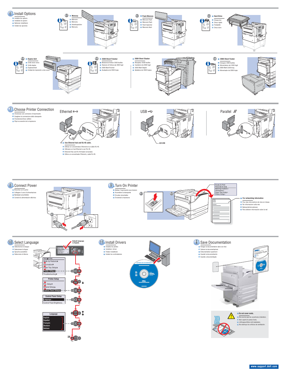 Dell 7330dn Mono Laser Printer User Manual | Page 2 / 2