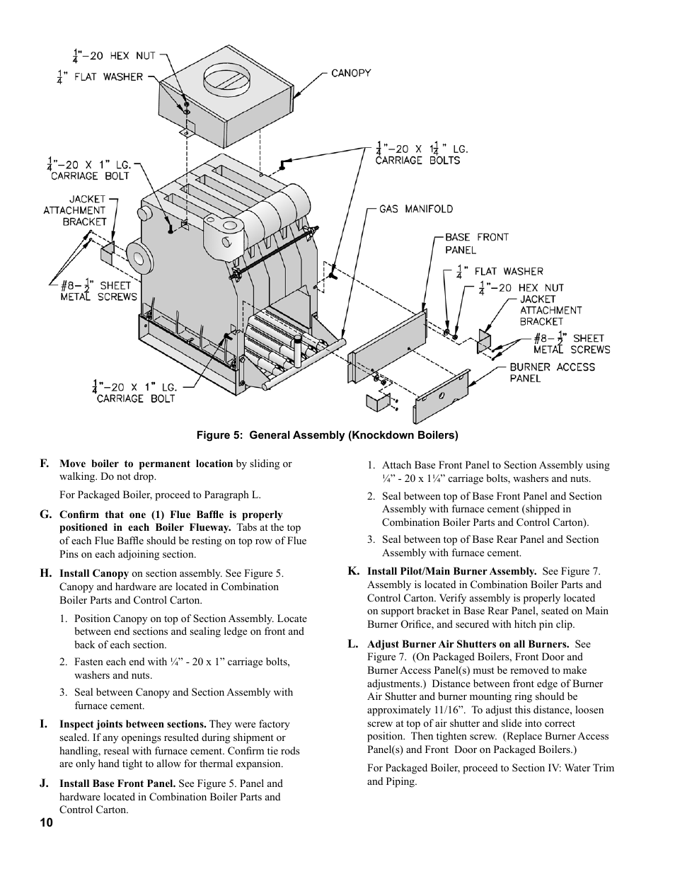 Burnham 8H User Manual | Page 10 / 92