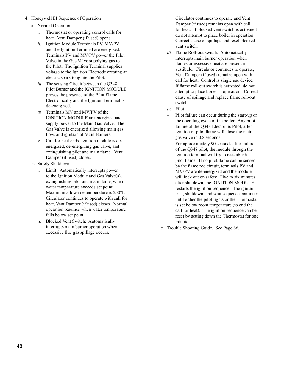 Burnham 8H User Manual | Page 42 / 92