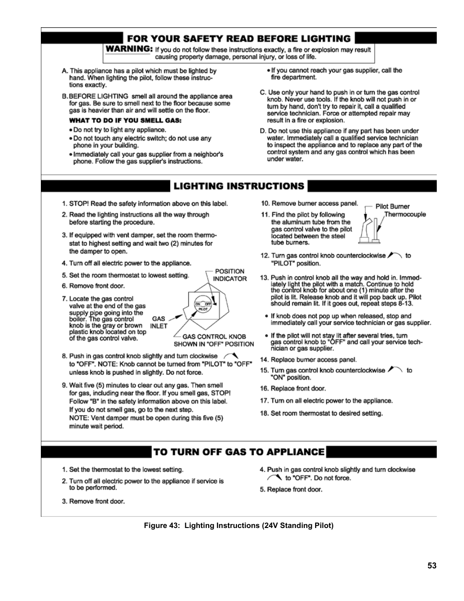 Burnham 8H User Manual | Page 53 / 92