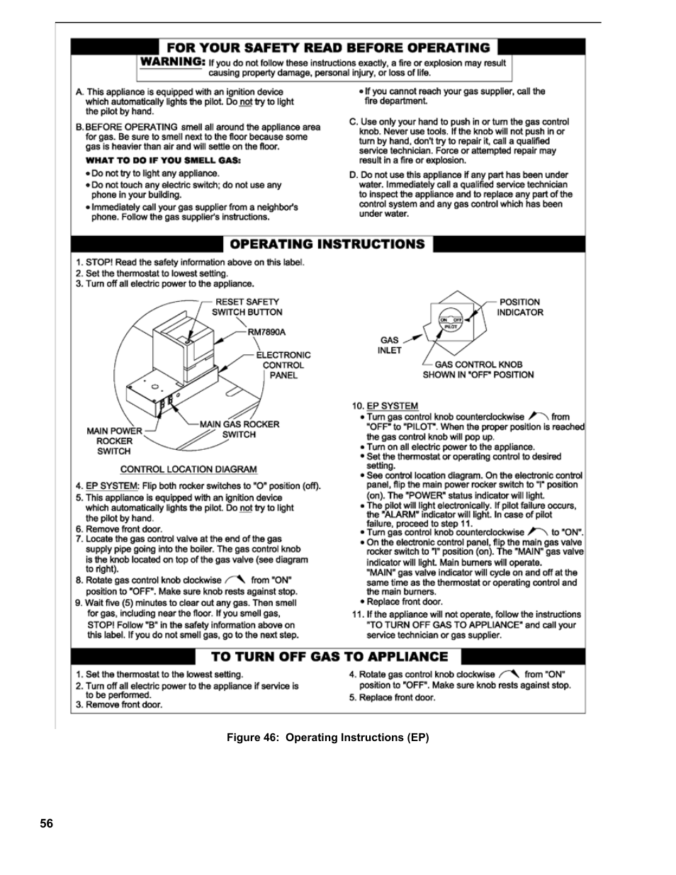 Burnham 8H User Manual | Page 56 / 92