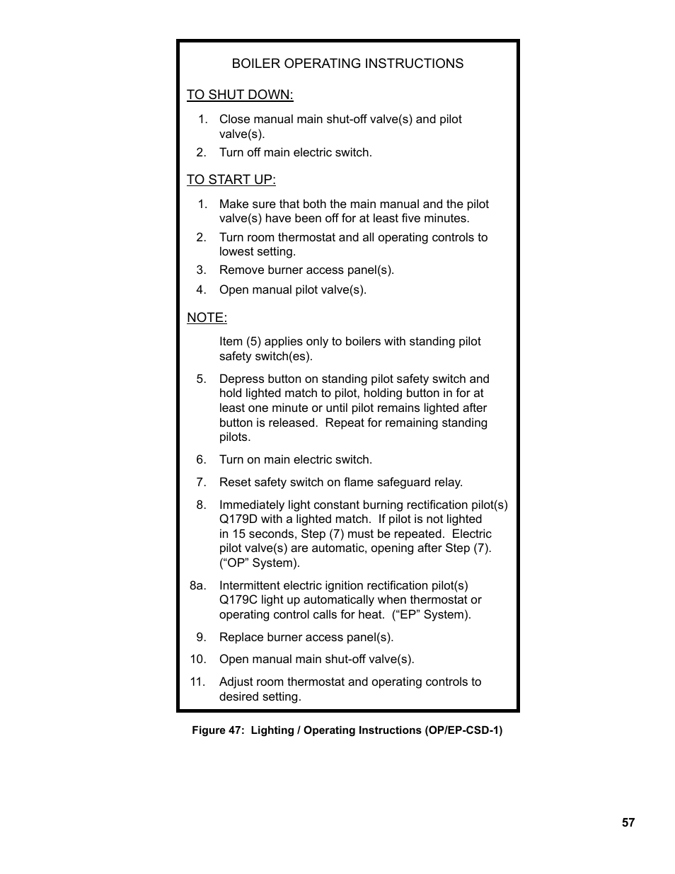 Burnham 8H User Manual | Page 57 / 92