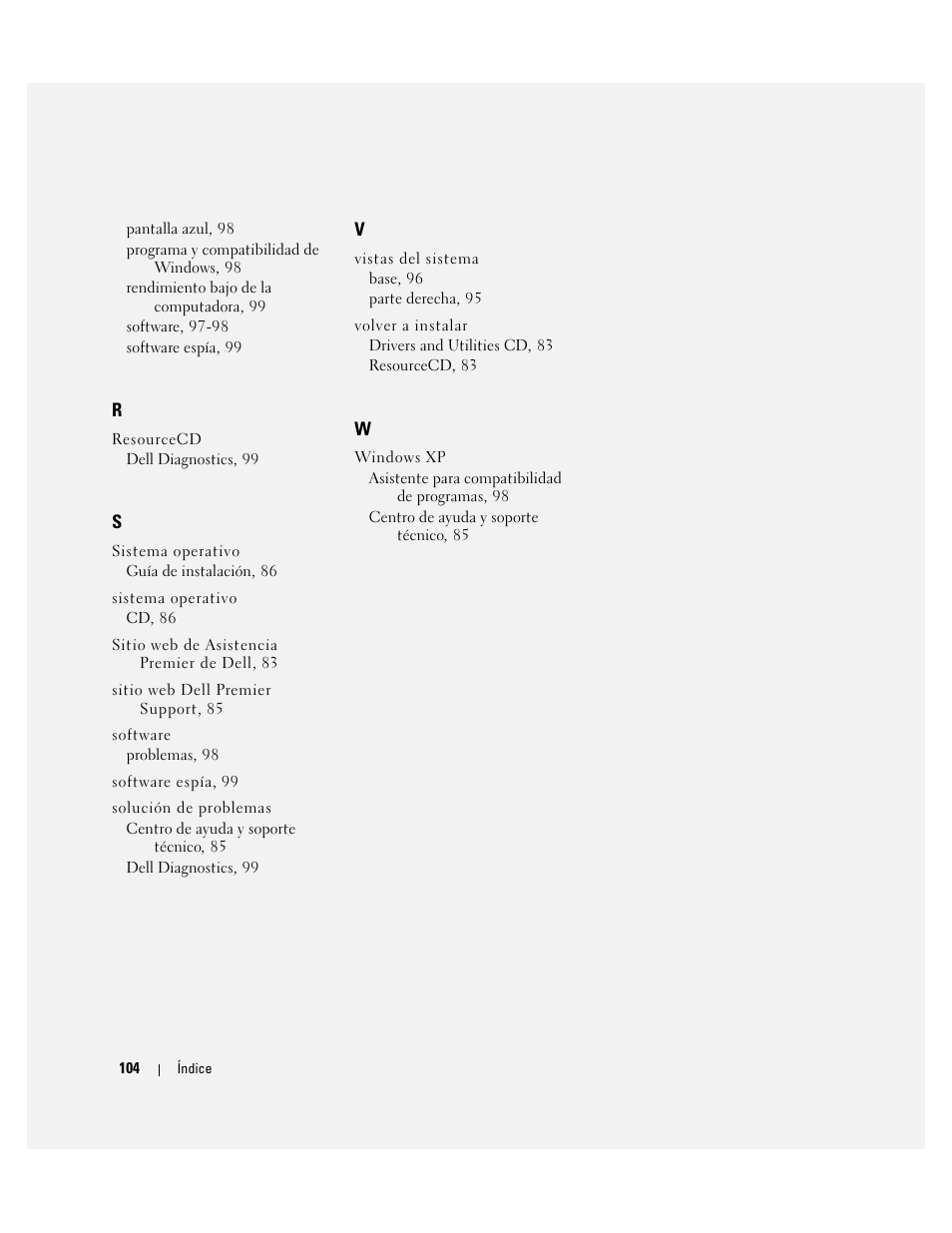 Dell Latitude D510 User Manual | Page 104 / 104
