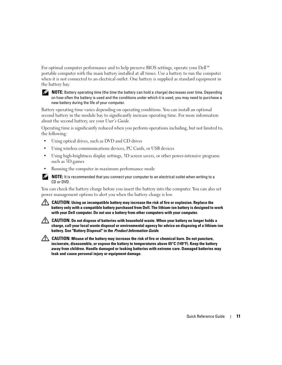 Dell Latitude D510 User Manual | Page 11 / 104