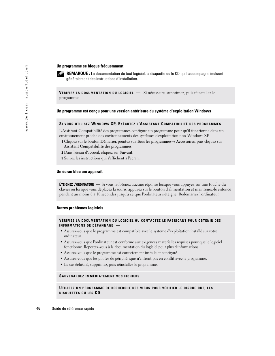 Dell Latitude D510 User Manual | Page 46 / 104