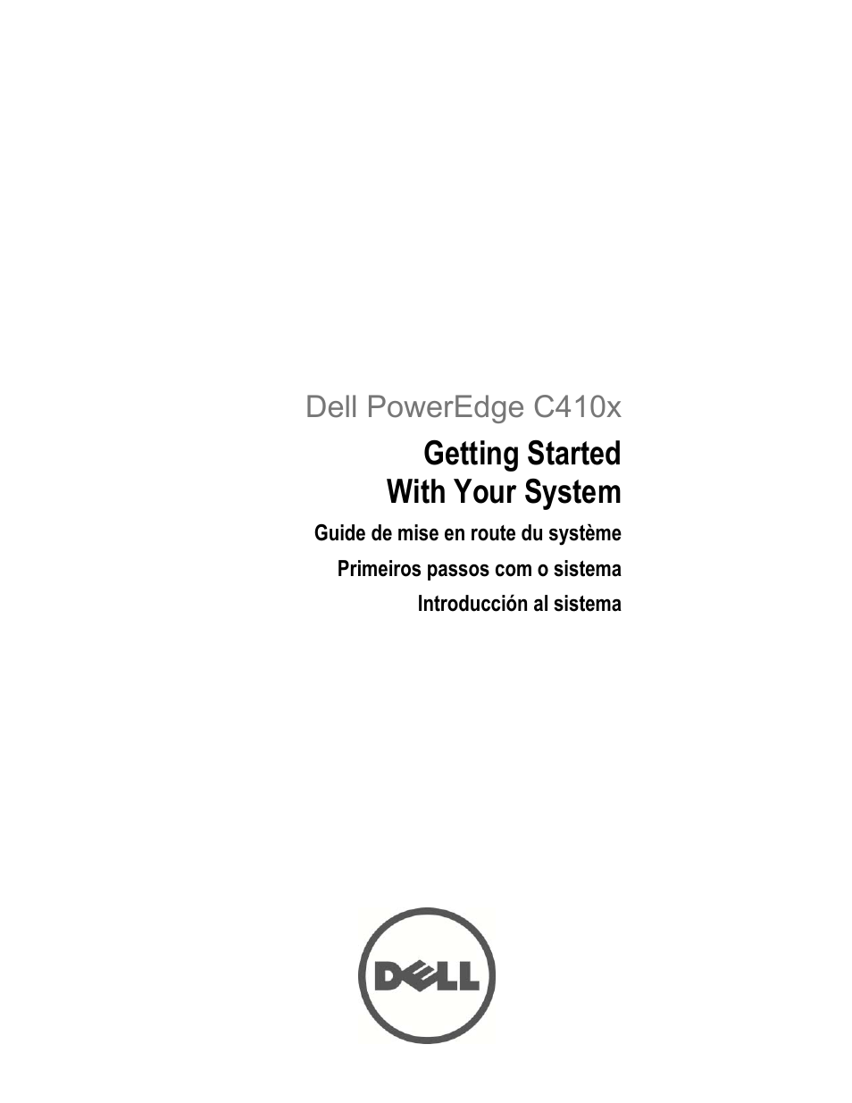 Dell PowerEdge C410x User Manual | 52 pages