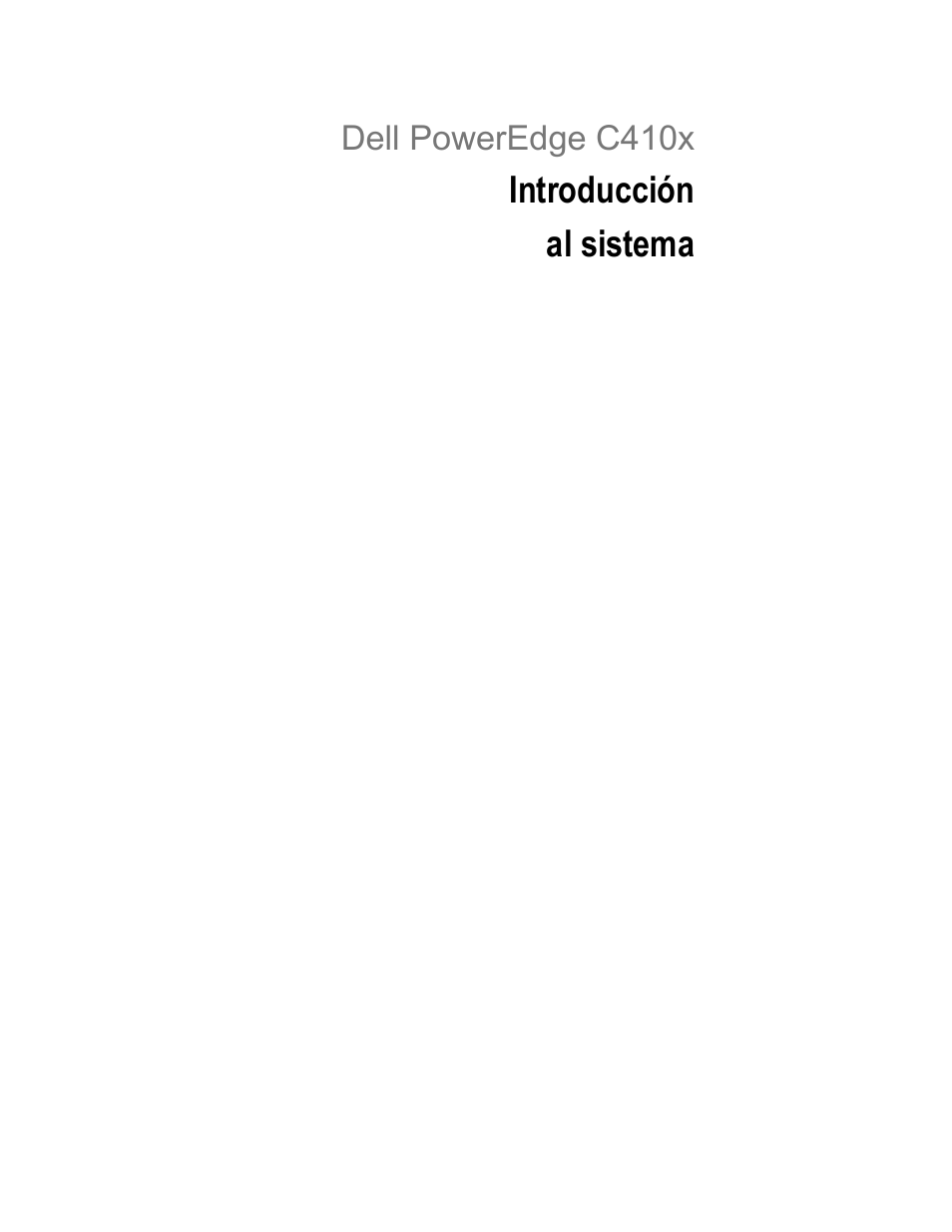 Introducción al sistema | Dell PowerEdge C410x User Manual | Page 41 / 52