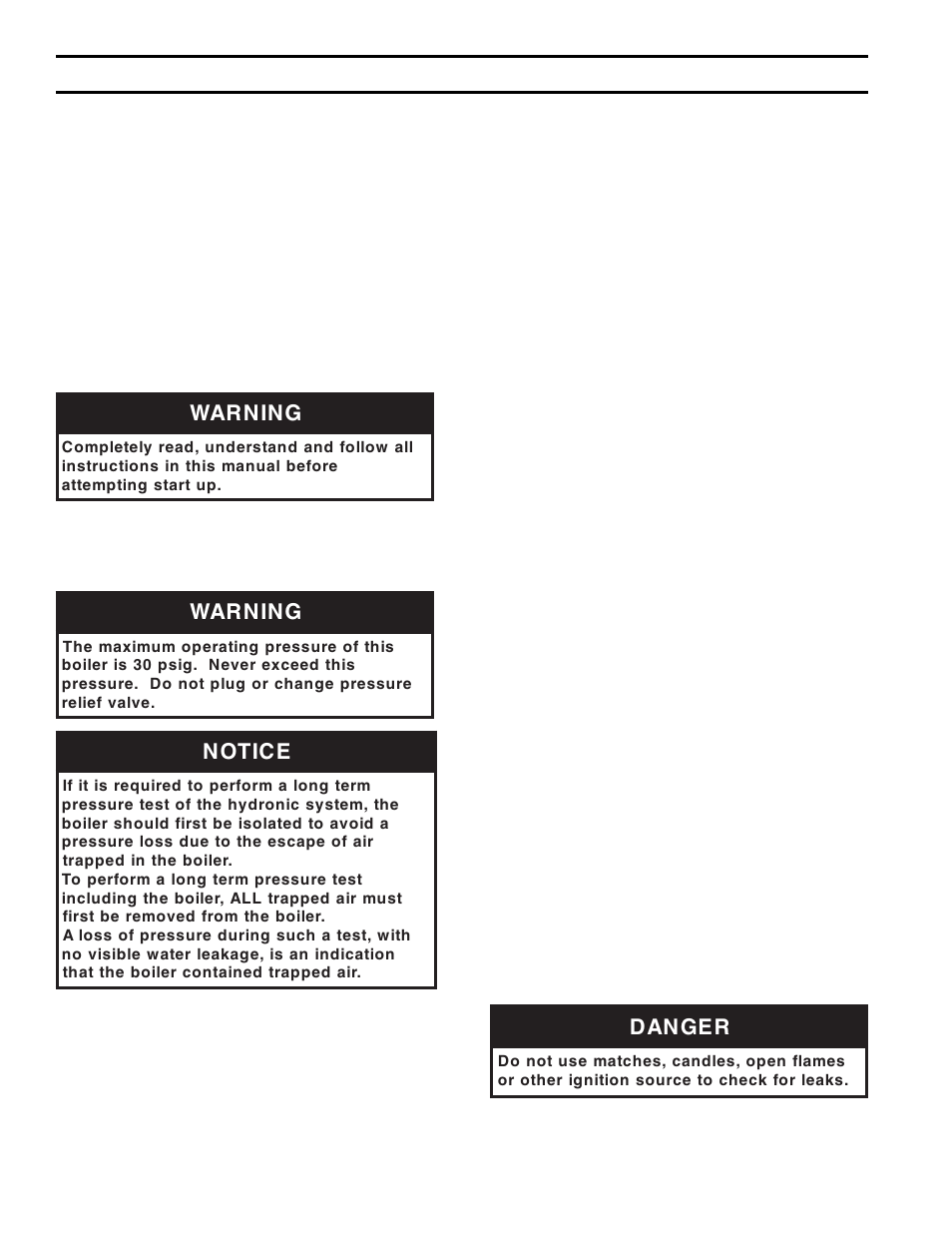 Viii. system start-up | Burnham SCG User Manual | Page 64 / 92