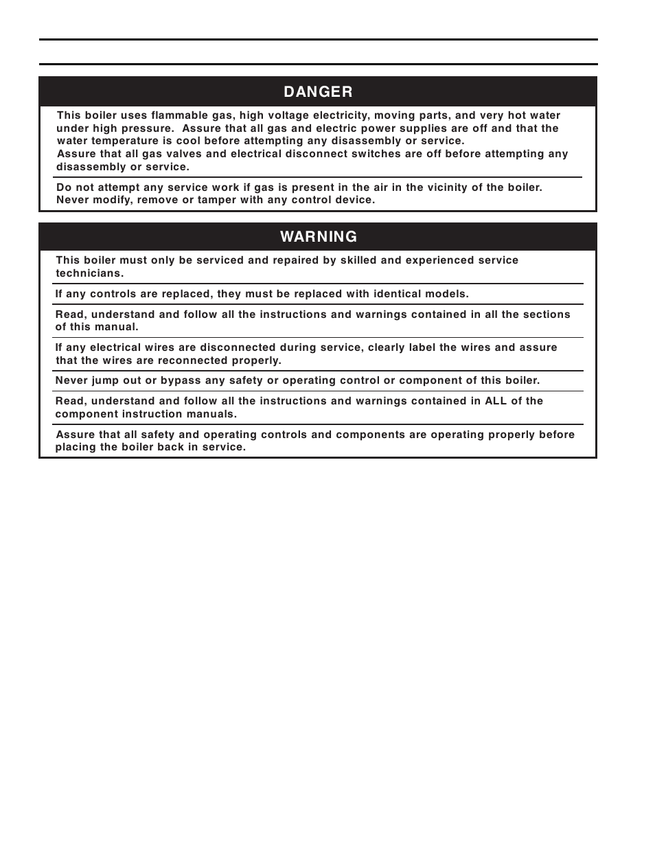 Ix. service | Burnham SCG User Manual | Page 68 / 92