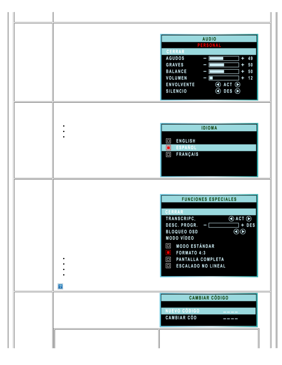 Dell LCD TV W2300 User Manual | Page 57 / 65