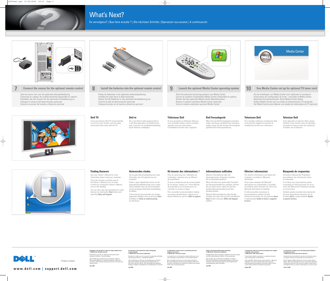 What’s next | Dell Dimension 5150/E510 User Manual | Page 2 / 2