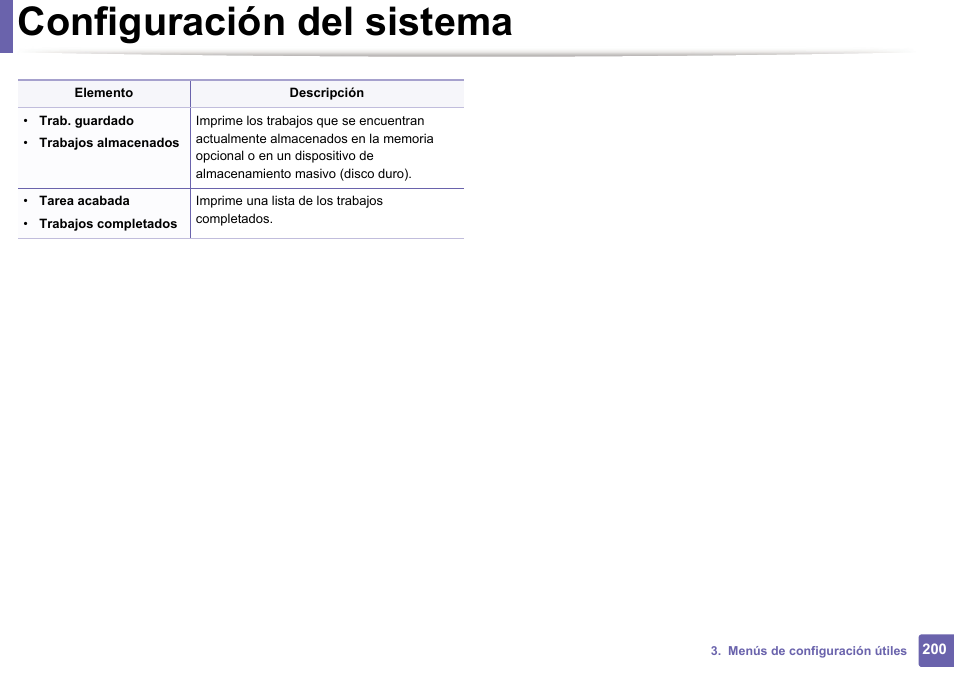 Configuración del sistema | Dell B1165nfw Multifunction Mono Laser Printer User Manual | Page 200 / 311