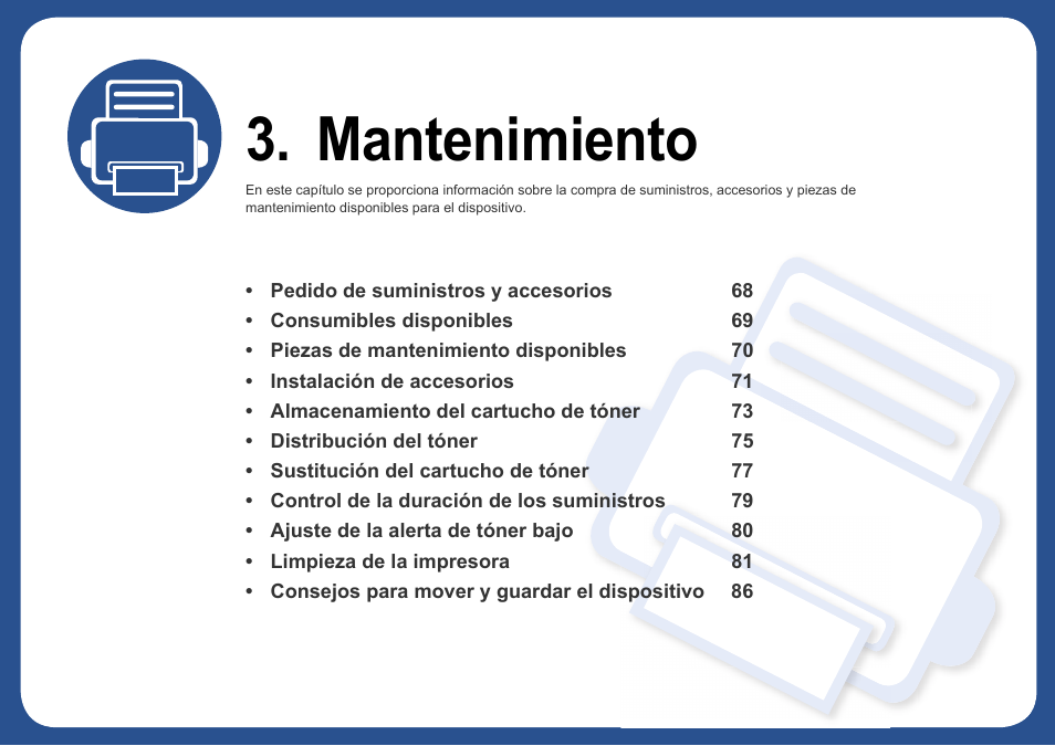 Mantenimiento | Dell B1165nfw Multifunction Mono Laser Printer User Manual | Page 67 / 311