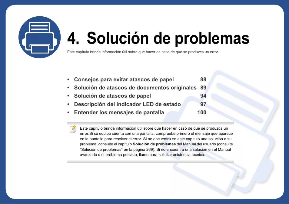 Solución de problemas | Dell B1165nfw Multifunction Mono Laser Printer User Manual | Page 87 / 311