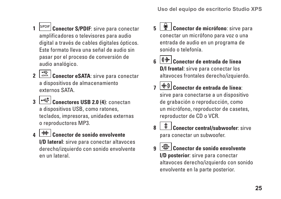 Dell Studio XPS 9100 (Mid 2010) User Manual | Page 27 / 80