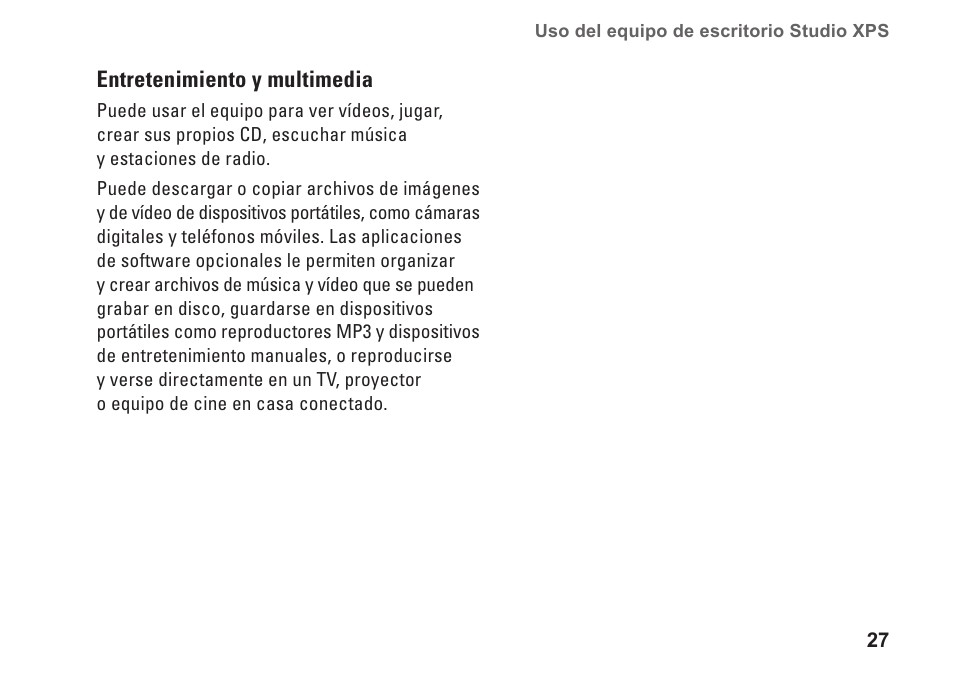 Dell Studio XPS 9100 (Mid 2010) User Manual | Page 29 / 80