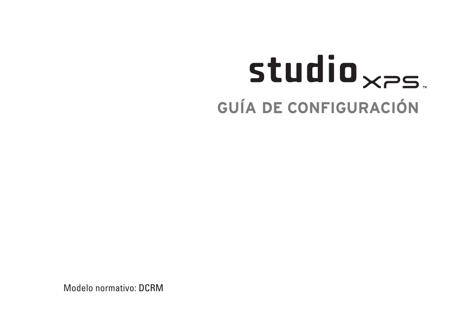 Guía de configuración | Dell Studio XPS 9100 (Mid 2010) User Manual | Page 3 / 80