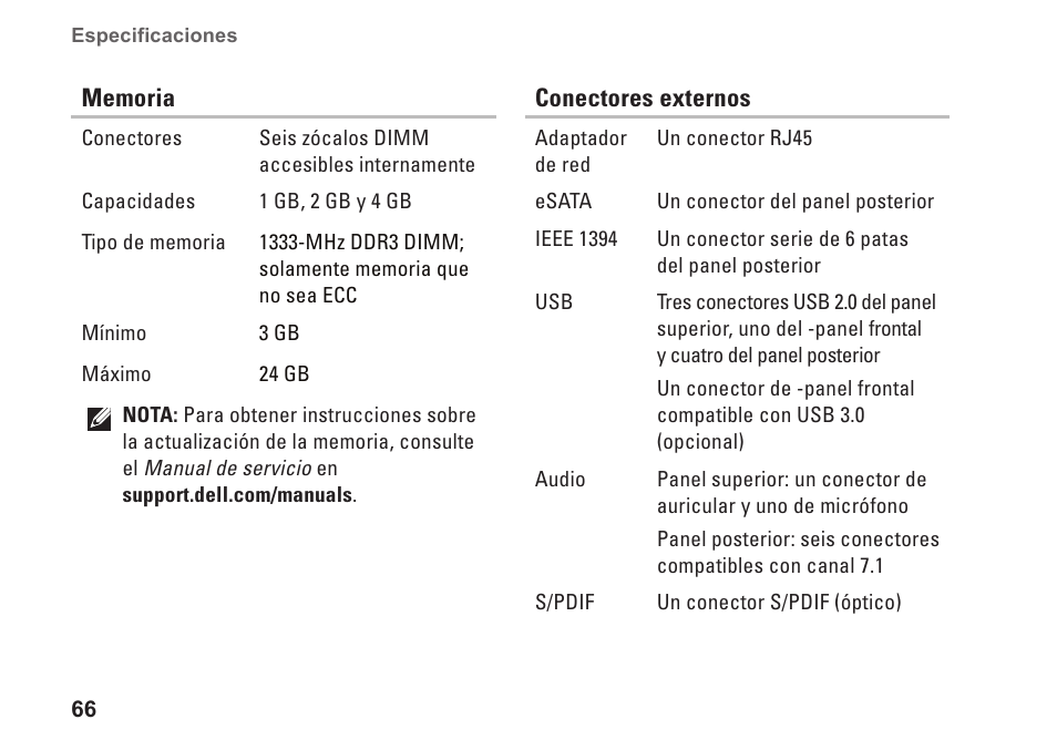 Dell Studio XPS 9100 (Mid 2010) User Manual | Page 68 / 80