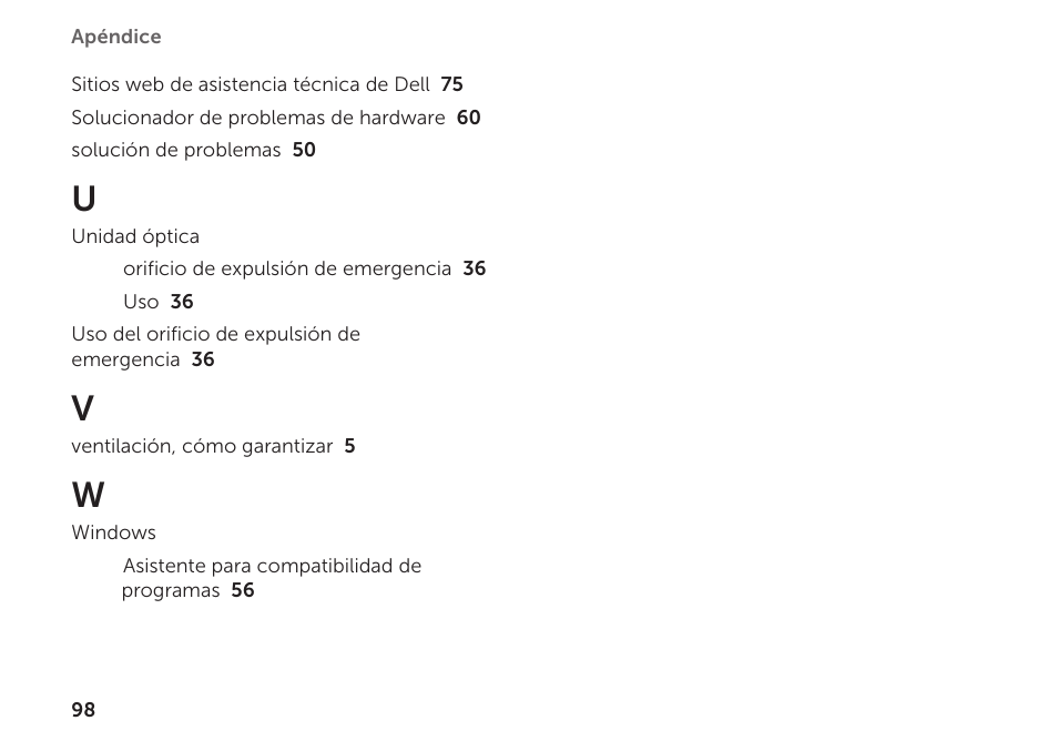 Dell Inspiron M411R (Mid 2011) User Manual | Page 100 / 104