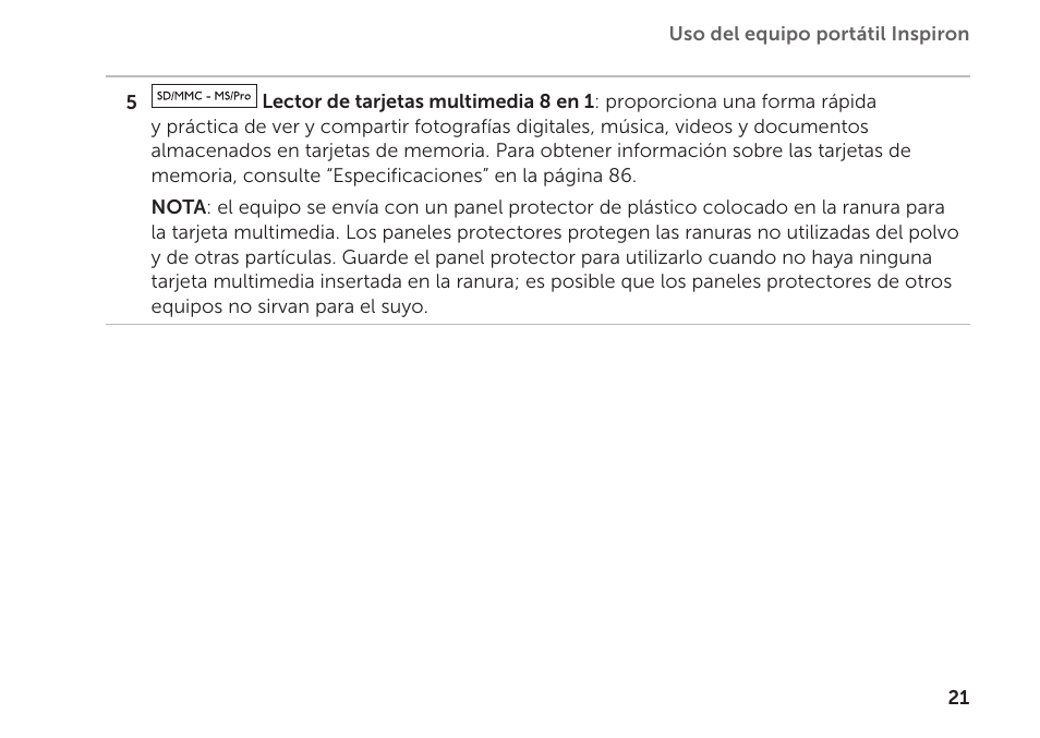 Dell Inspiron M411R (Mid 2011) User Manual | Page 23 / 104
