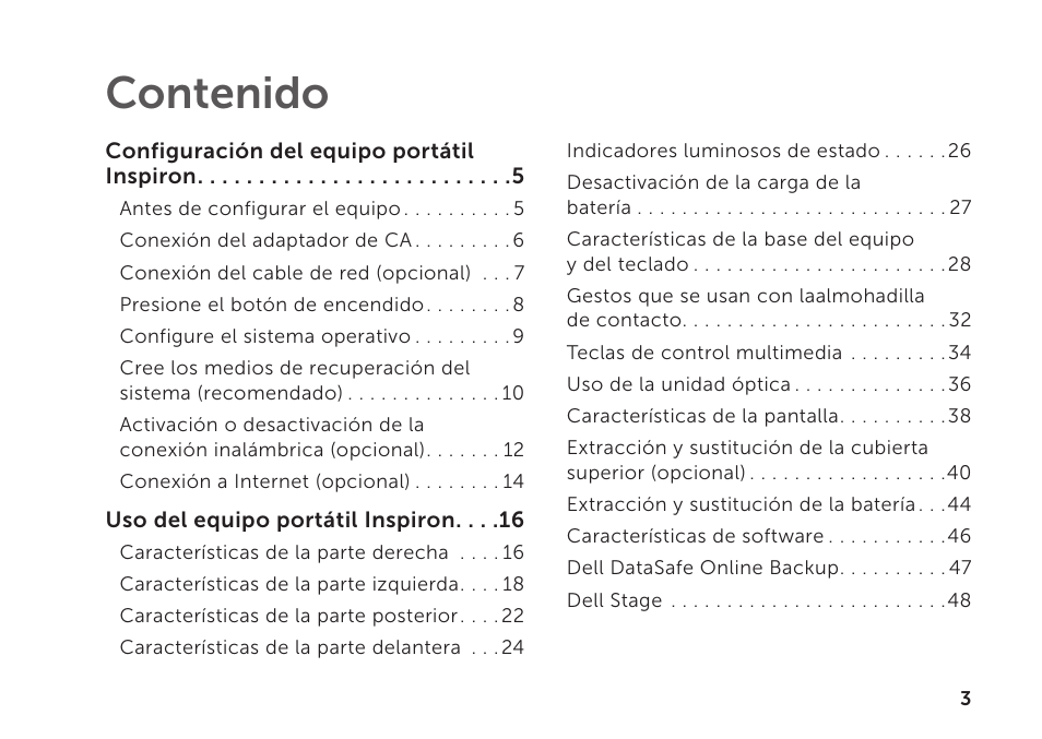 Dell Inspiron M411R (Mid 2011) User Manual | Page 5 / 104