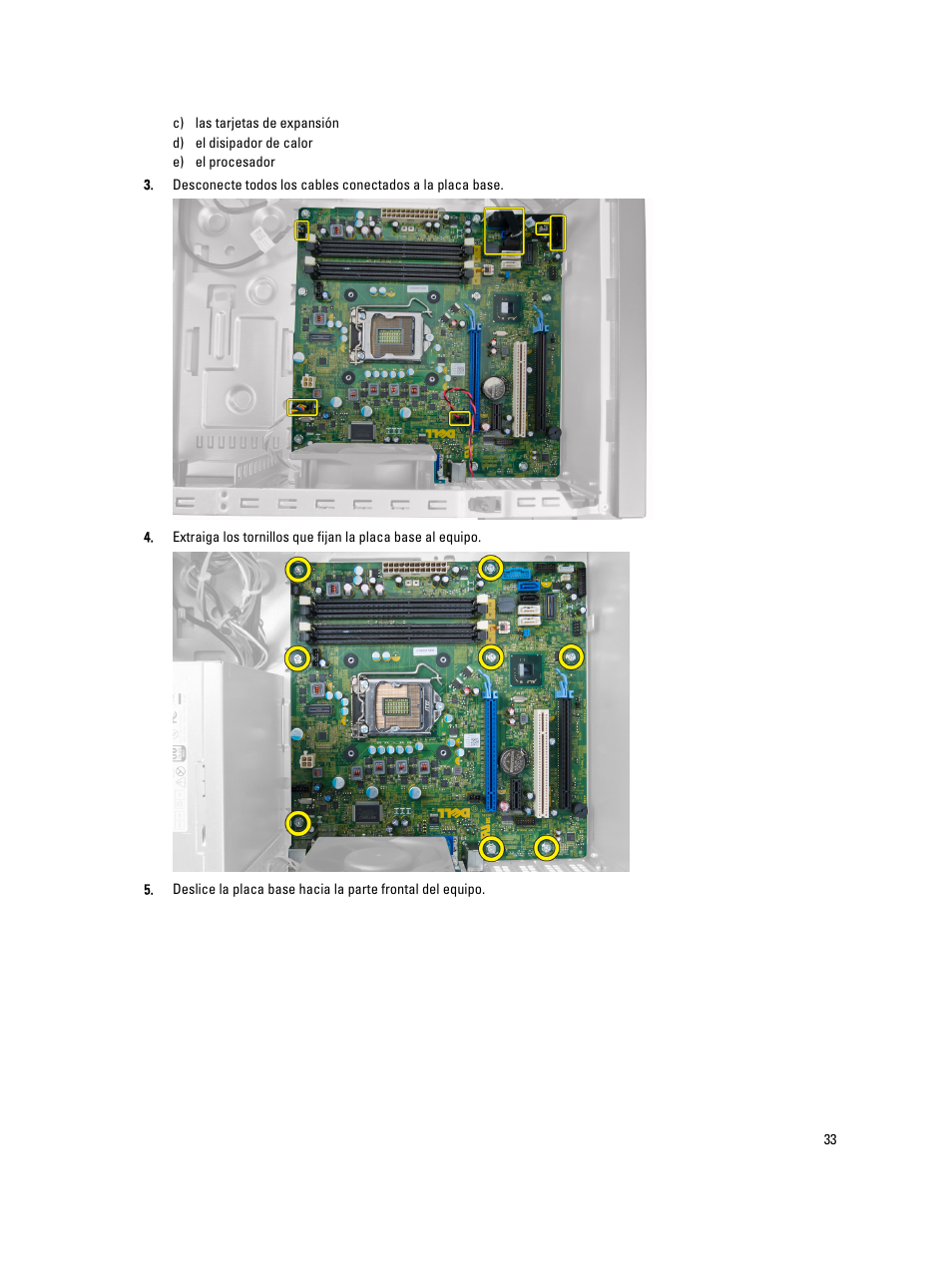 Dell OptiPlex 7010 (Mid 2012) User Manual | Page 33 / 67