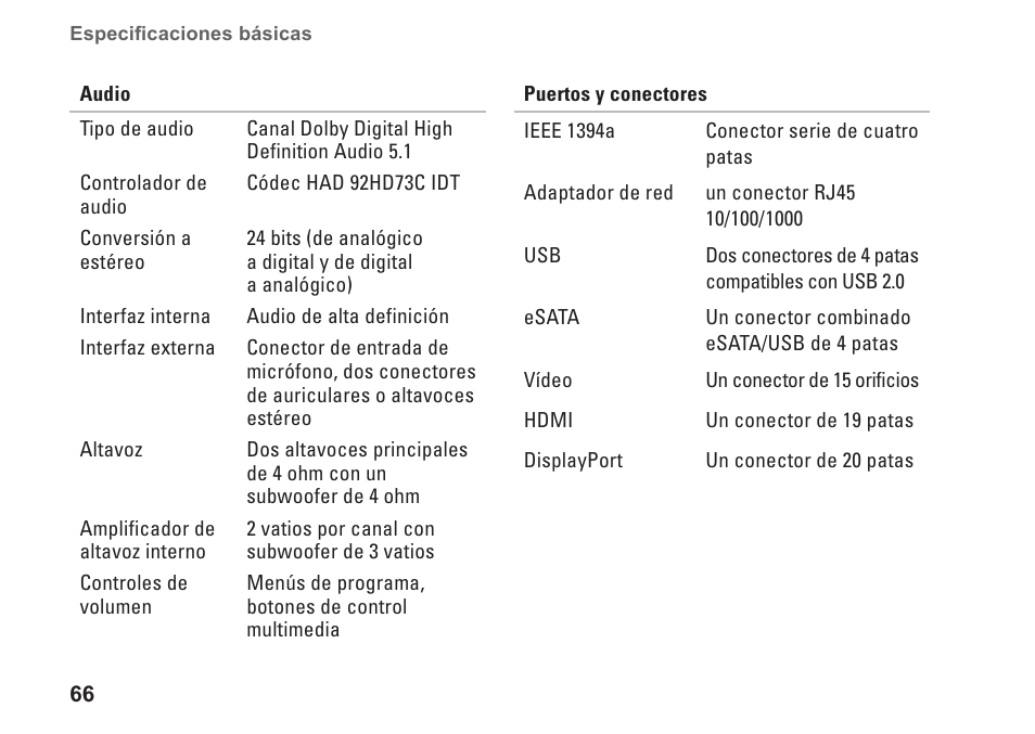 Dell Studio XPS 1647 (Early 2010) User Manual | Page 68 / 80