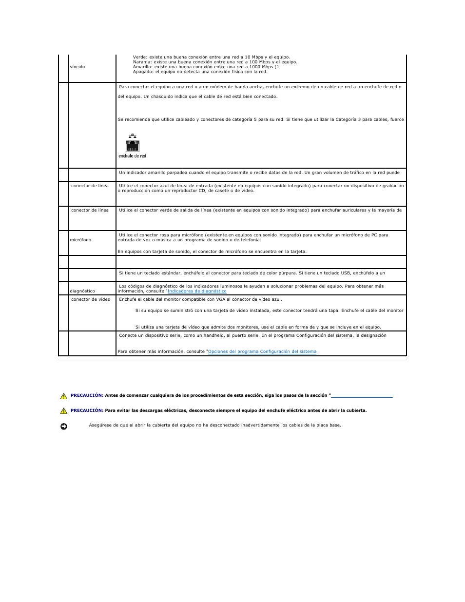 Interior del equipo | Dell OptiPlex GX270 User Manual | Page 126 / 183