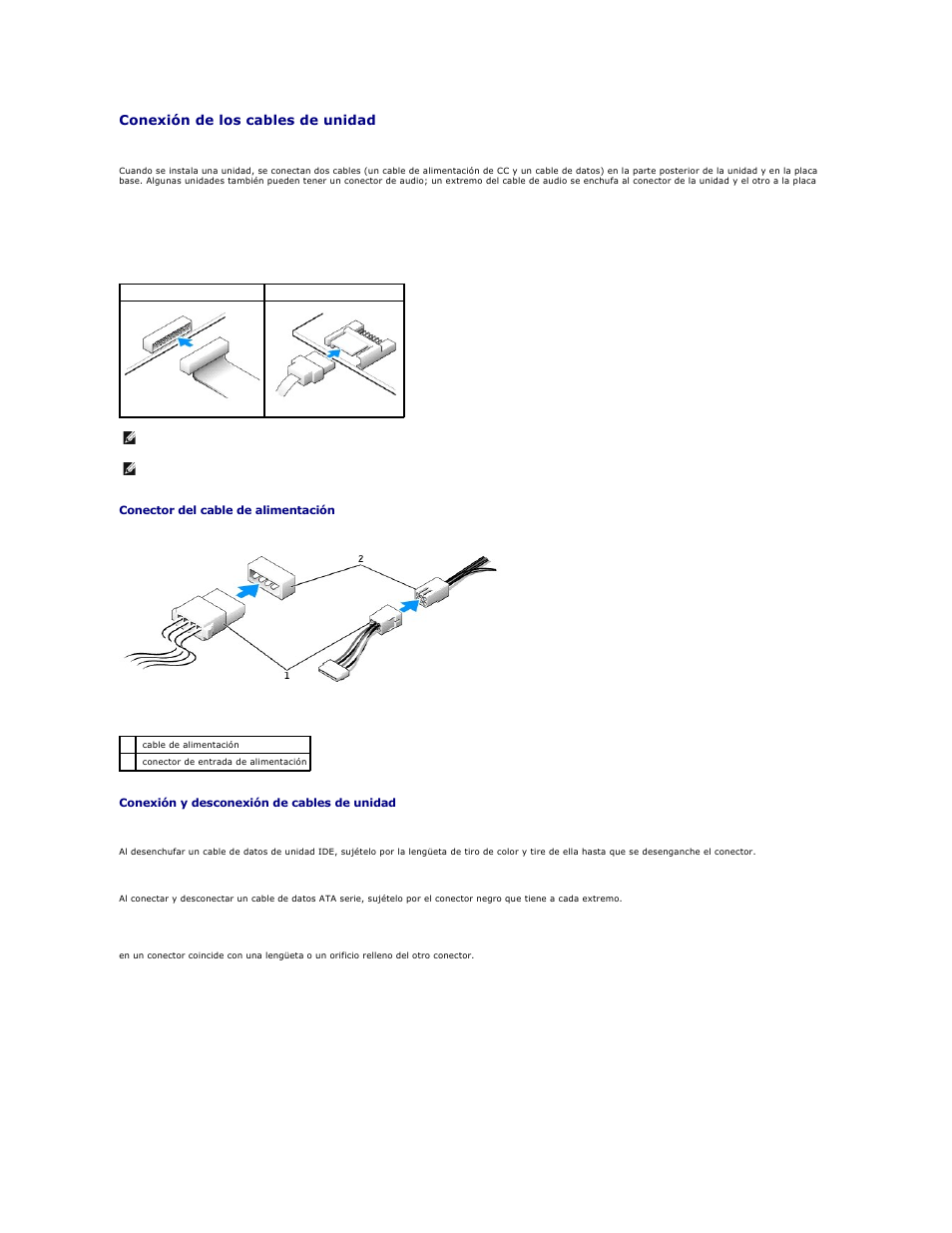 Conexión de los cables de unidad | Dell OptiPlex GX270 User Manual | Page 77 / 183
