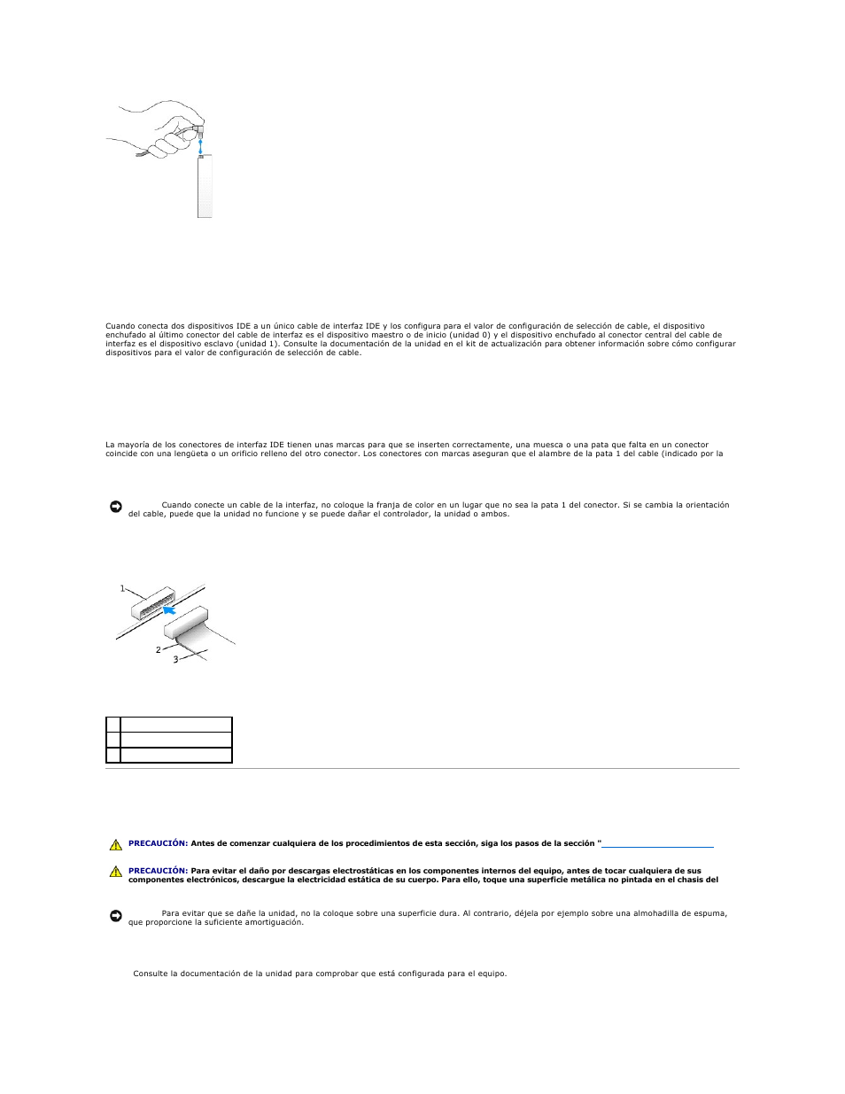 Unidad de disco duro, Direccionamiento de unidad ide | Dell OptiPlex GX270 User Manual | Page 78 / 183