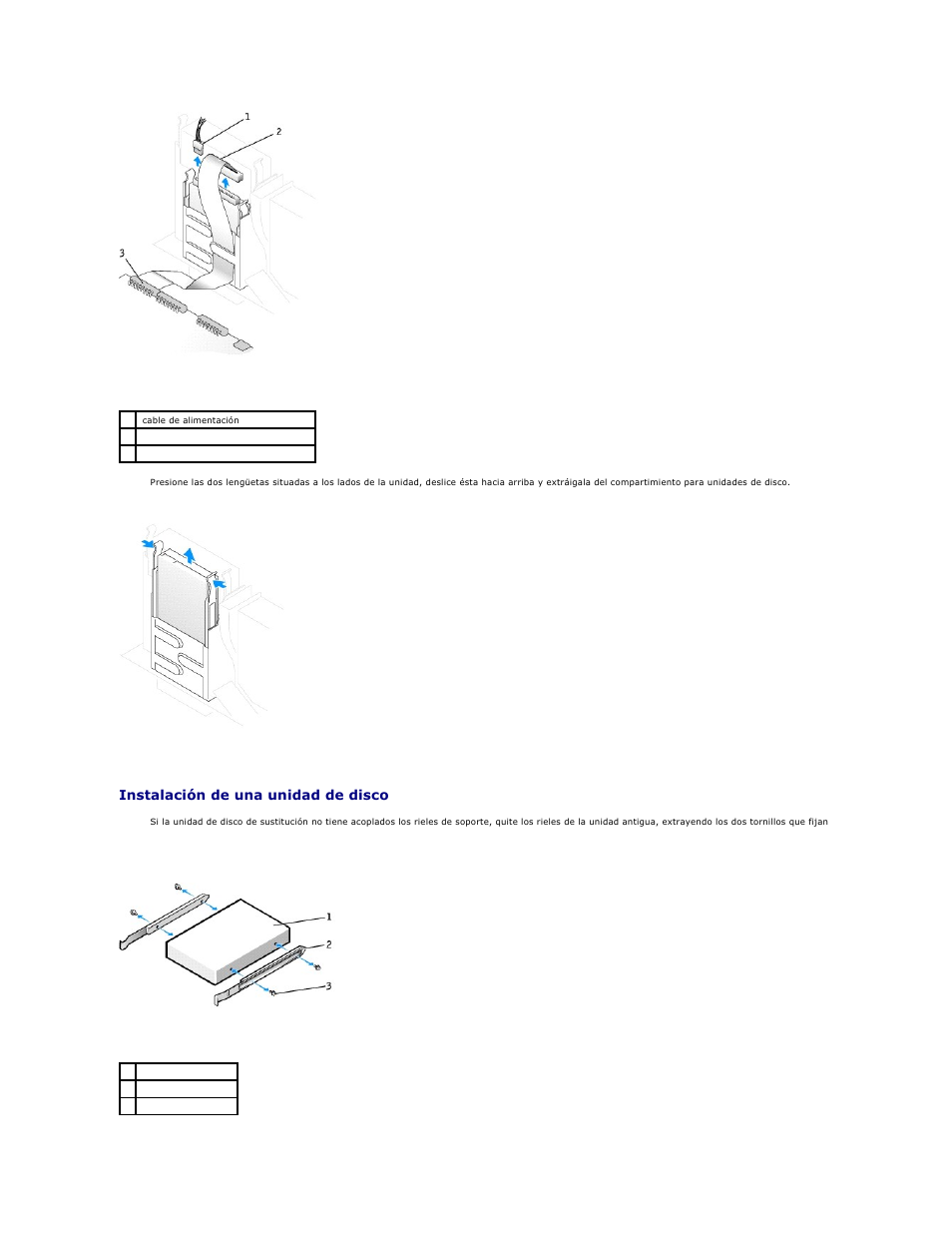 Instalación de una unidad de disco | Dell OptiPlex GX270 User Manual | Page 83 / 183