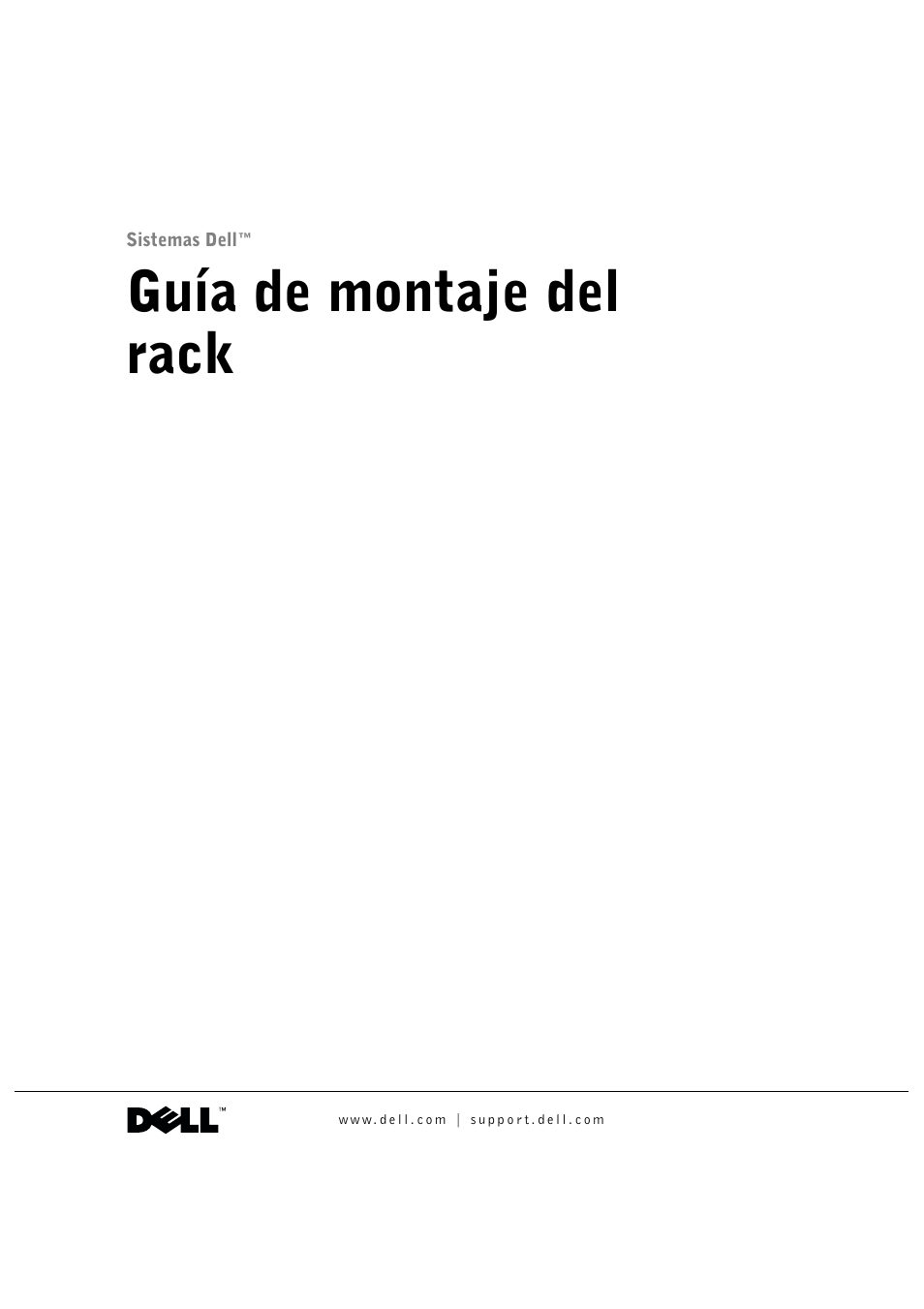 Guía de montaje del rack | Dell PowerVault 775N (Rackmount NAS Appliance) User Manual | Page 141 / 176