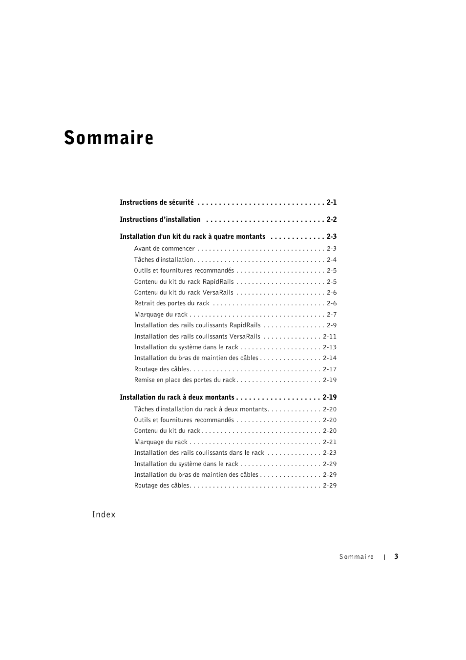 Sommaire | Dell PowerVault 775N (Rackmount NAS Appliance) User Manual | Page 37 / 176