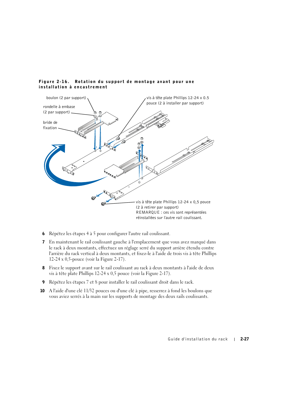 Figure 2-16), Voir la figure 2-16), Figure 2-16 | Dell PowerVault 775N (Rackmount NAS Appliance) User Manual | Page 65 / 176