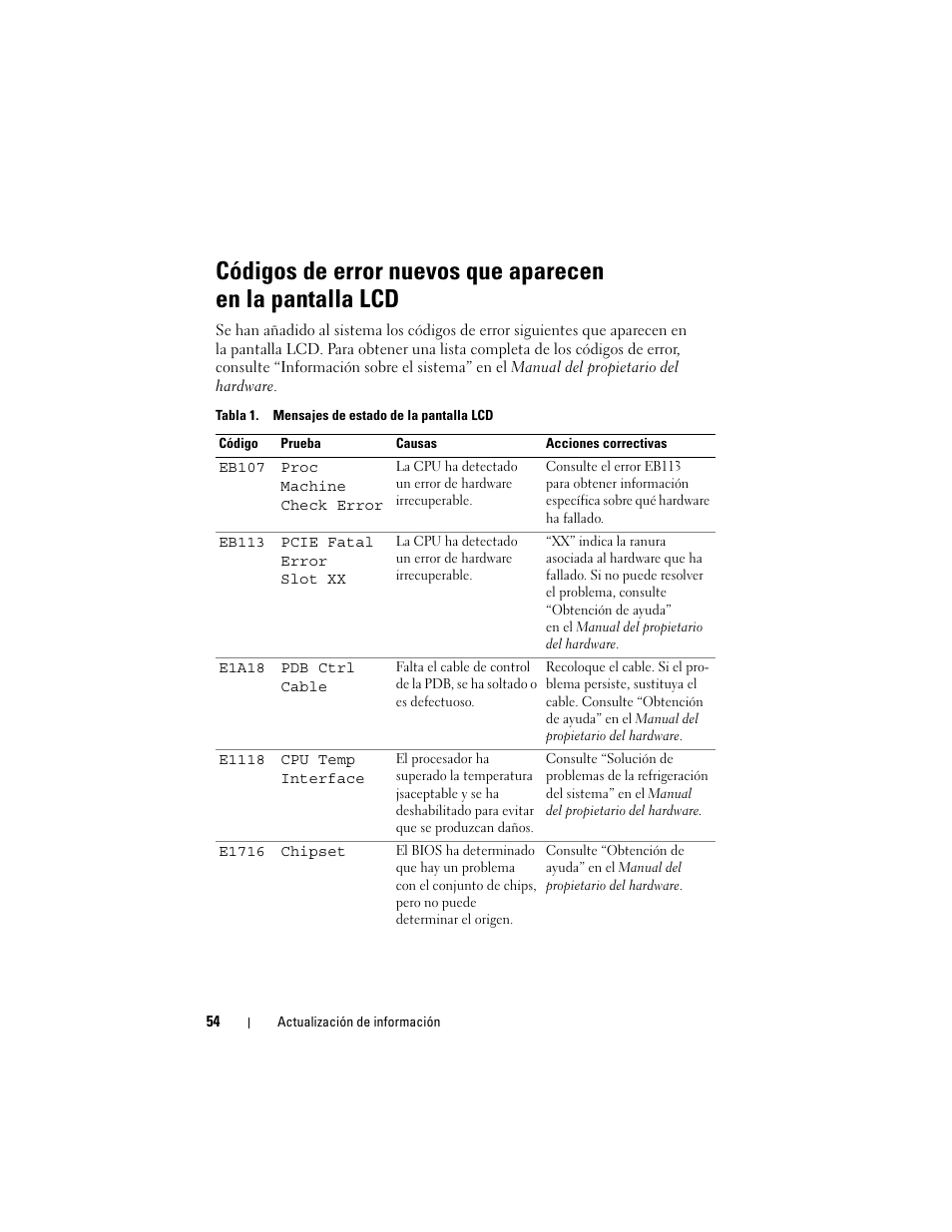 Dell PowerEdge R900 User Manual | Page 54 / 56