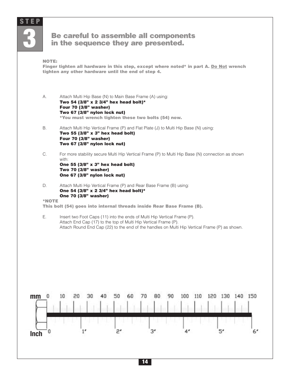 S t e p | Body Solid G2B User Manual | Page 14 / 86