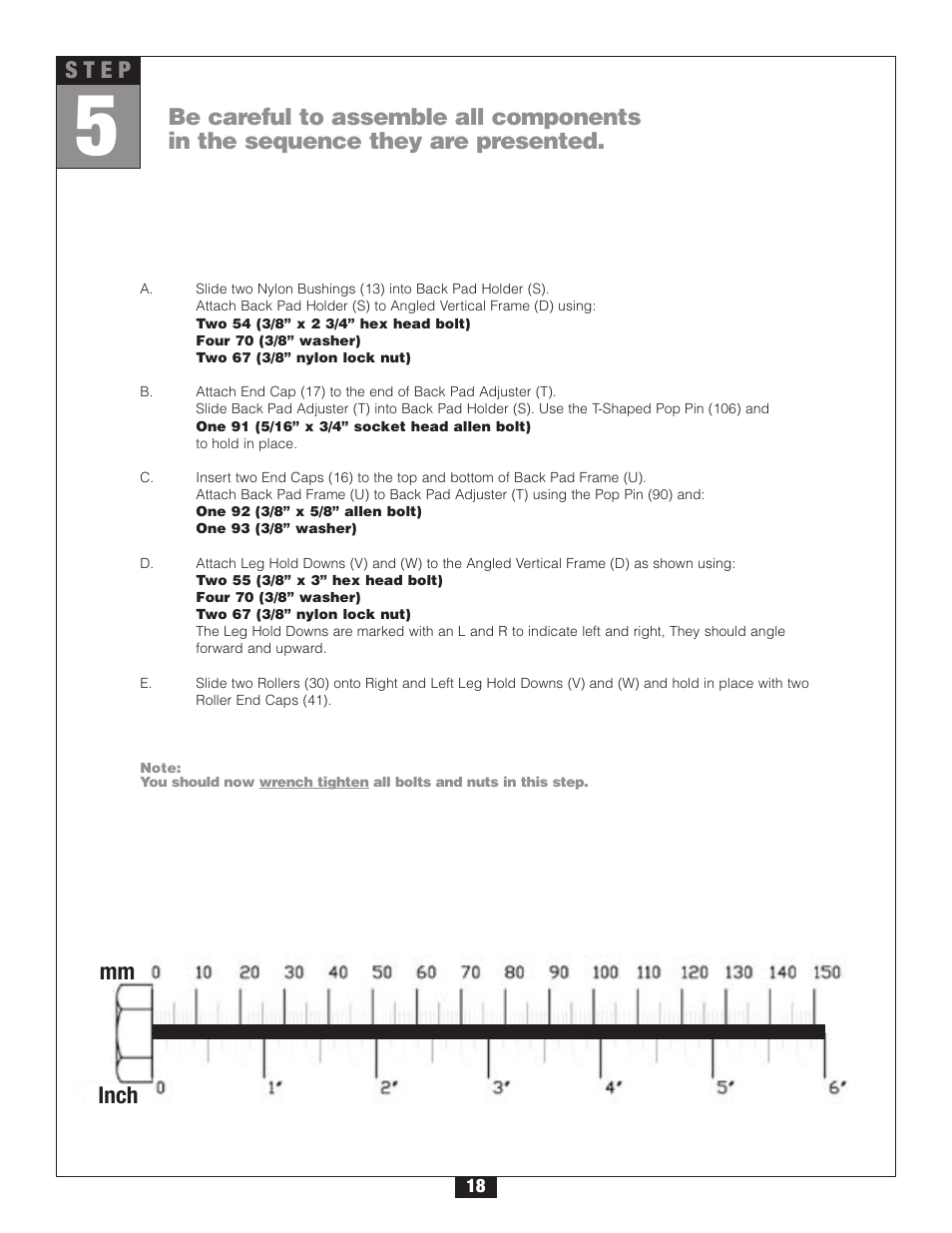 S t e p | Body Solid G2B User Manual | Page 18 / 86